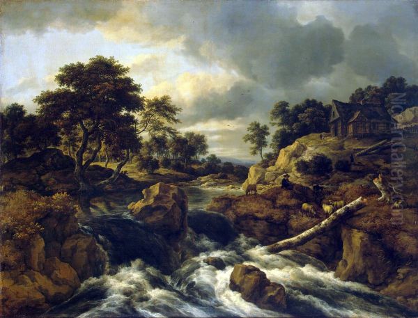 Waterfall in Norway - view 1
