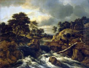 Waterfall in Norway by Jacob Van Ruisdael