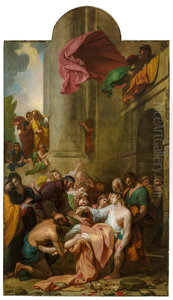 Devout Men Taking the Body of Saint Stephen Devout Men Taking the Body of Saint Stephen