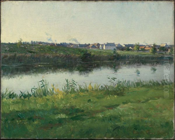 The River Loing at Grez, France - view 1