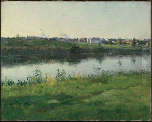 The River Loing at Grez, France