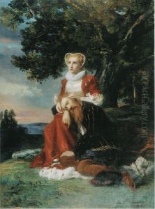 Erik XIV and Karin Mansdotter by Erik Johan Lofgren