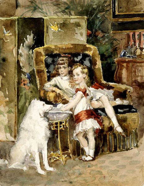 Michael and Xenia, children of the Tsar Alexander III - view 1
