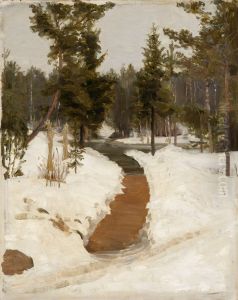 Winter Landscape by Repin Iliya