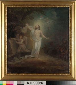 Kristuksen ylosnousemus, alttaritaululuonnos