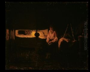 Venalainen tuvansisusta by Vassily Maximov