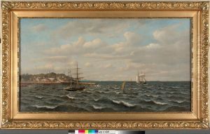 Coastal Landscape in Brittany by Oscar Kleineh