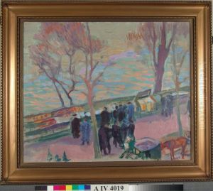 Strand vid Seine by Magnus Enckell