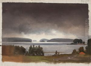 Landscape Study, Haikko in Porvoo by Magnus Von Wright