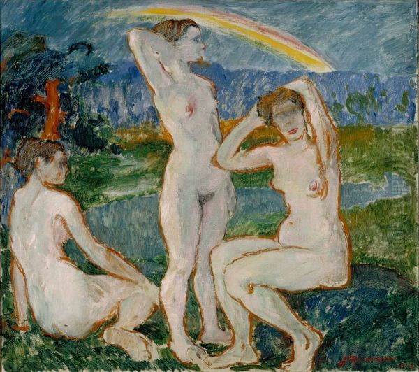 Bathing Women, sketch - view 1