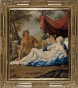 Satyr and nymph (Juppiter and Antiope) by Andreas von Behn