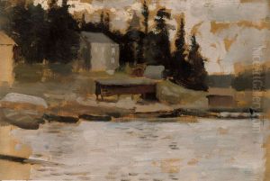 Landscape Sketch from Hamari by Albert Edelfelt