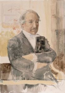 Sketch for the Portrait of Zacharias Topelius Sketch for the Portrait of Zacharias Topelius