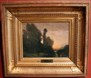 Landskap, aftonstamning by Jean-Baptiste Camille Corot