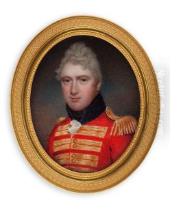 Portratt av en engelsk officer by William John Thomson