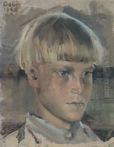 Varnlos gosse by Akseli Valdemar Gallen-Kallela