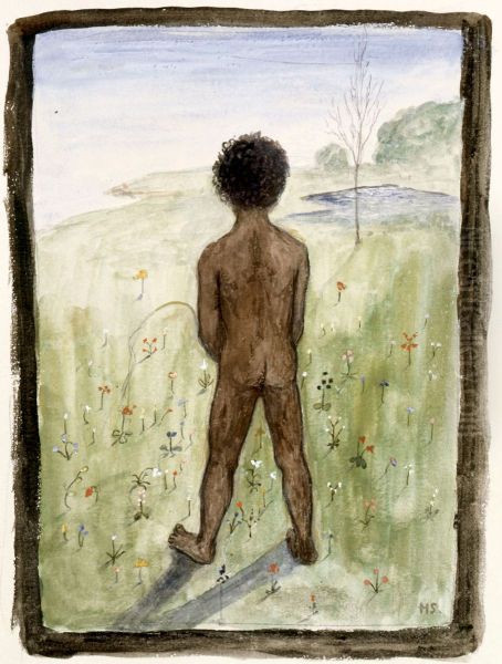 Black Boy on the Meadow - view 1