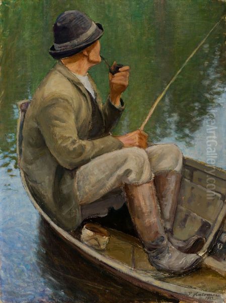 Man Fishing - view 1