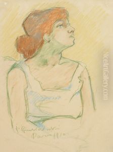 Red Haired Parisian Girl Red Haired Parisian Girl