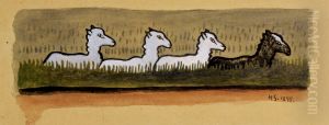 Sheep in Line