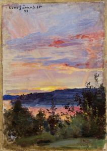 Solnedgang by Eero Jarnefelt