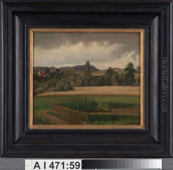 Landscape from Grafenberg ; Study - view 1