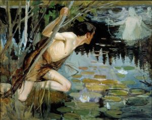 Youth and a Mermaid, sketch