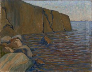 Rocky Shore Cliffs by Hanna Ronnberg