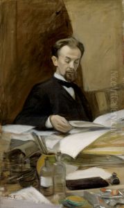 Portrait of the Poet Otto Manninen