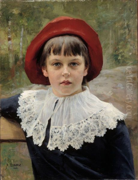 Portrait of the Artist's Sister Berta Edelfelt - view 1