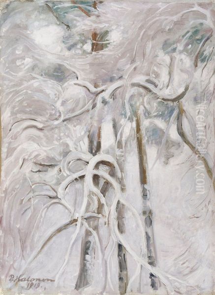 Snow-decked Pine - view 1