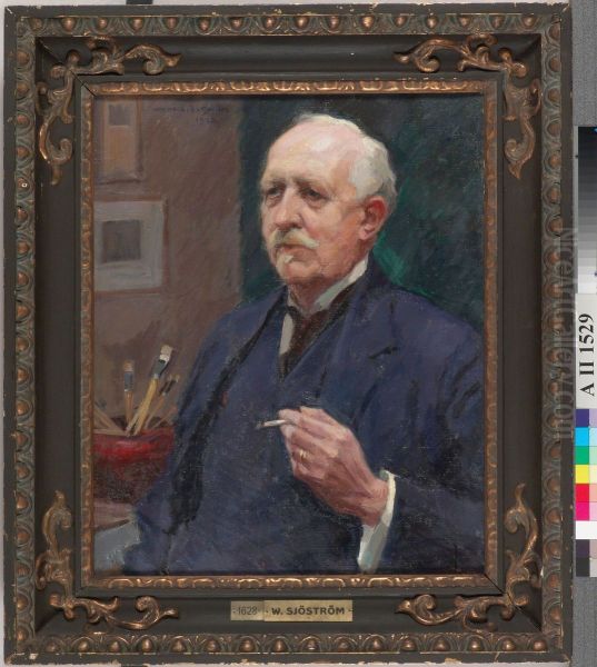 Portrait of the Artist Woldemar Toppelius - view 1