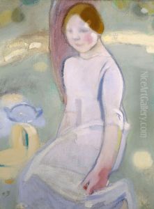 Under linden by Helene Schjerfbeck