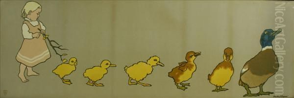 A Line Of Ducks Col. - view 1