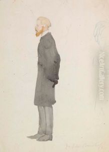 Caricature of Doctor Buistroff by Albert Edelfelt