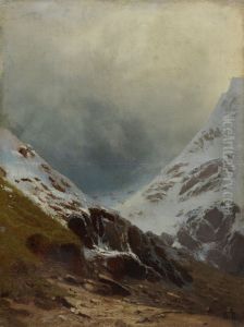 Snowy Mountainsides by Vasily Vereshchagin