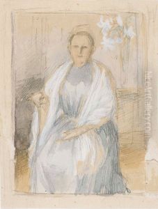 Portrait of Mrs. Anna Sinebrychoff, Sketch