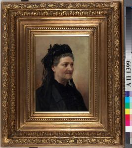 Portrait of Baroness Delort de Gleon the Older Portrait of Baroness Delort de Gleon the Older