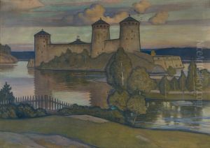 Olavinlinna by Vaino Blomstedt