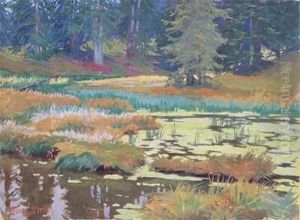 A Woodland Stream by Hans Casper Ulrich