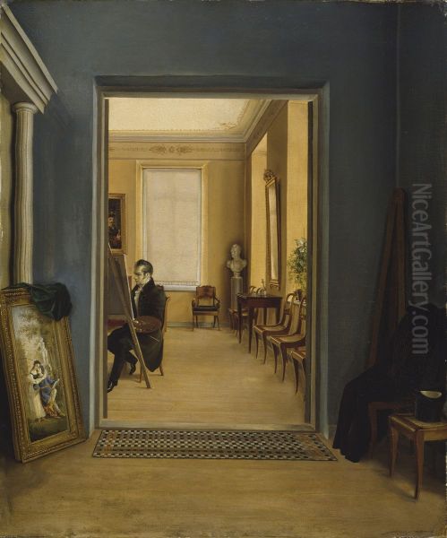 Self-Portrait in a St. Petersburg Studio - view 1