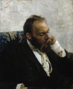 Portrait of Mykola Murashko by Repin Iliya