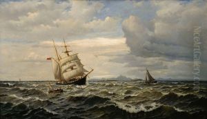 Maritime Landscape by Oscar Kleineh
