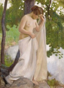 Bathing Sheet by Eero Jarnefelt