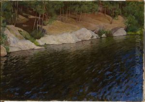 Vid alvens strand by Pekka Halonen