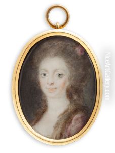 Portrait of a young lady by Cornelius Hoeyer