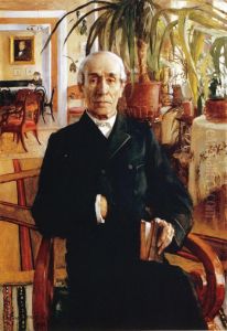 Portrait of Baron Johan Philip Palmen, Vice Chancellor of the University