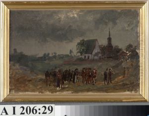 Taiteilijan omat hautajaiset I by Karl Jansson