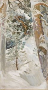 Snowscape by Akseli Valdemar Gallen-Kallela