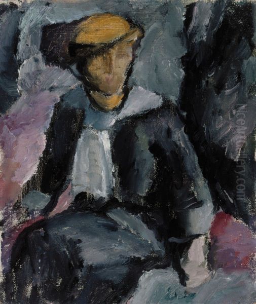 Sitting lady - view 1